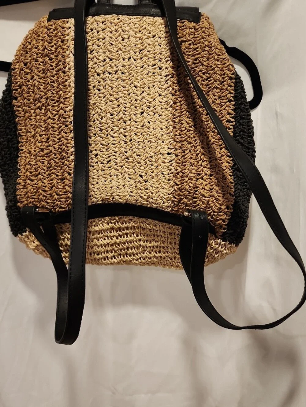 Tommy Bahama Mama Straw Backpack Purse